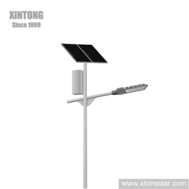 30W 4m Lithium Battery Solar LED Street Light