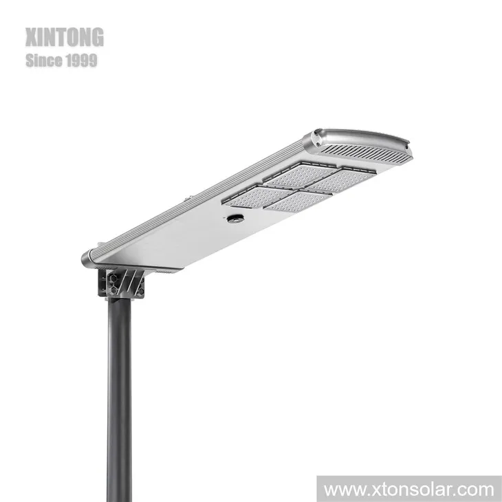 30W 40W 50W 60W harakat sensori nuri bilan arzon narxda o'rnatilgan tashqi LED quyoshli ko'cha chiroqlari